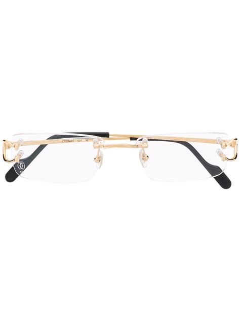 cartier prescription glasses canada|cartier rimless prescription glasses.